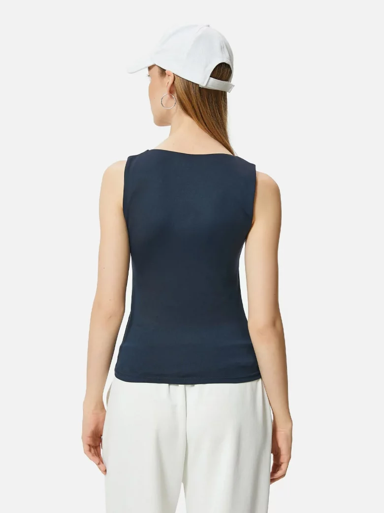 Basic Sleeveless Tank Top - Imagen 2